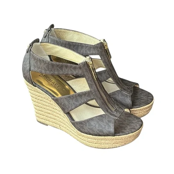 MICHAEL Michael Kors Damita Zip Up Espadrille Wedges - Picture 4 of 11